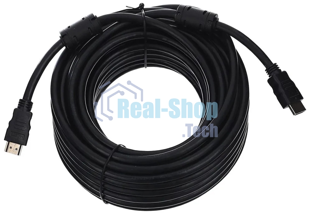 Кабель Telecom HDMI 19M/M 1.4V+3D, 15м 2 фильтра
