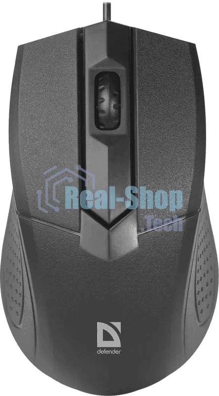 Мышь проводная Defender Optimum MB-270 черный, 1000 dpi, USB, кнопки - 3