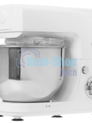 Планетарный миксер BQ MX520 White. Макс. мощность: 1600 Вт, Регулировка скорости: 6 скоростей + импульсный режим