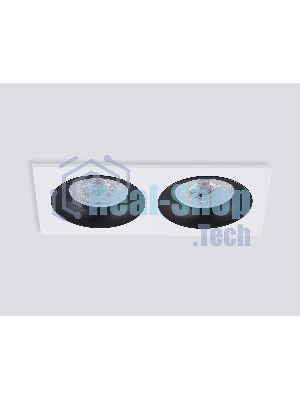 Светильник встраиваемый Ambrella light TN102732/2 WH/BK белый/черный GU5.3 175*92*23