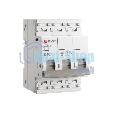 Выключатель автоматический 3п C 10А 4.5кА ВА 47-63N PROxima EKF M634310C