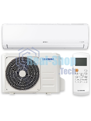 Кондиционер сплит-система Samsung AR09TXHQASI инвертор, 9000 BTU, 25 м², 28/36 дБ, охлаждение, обогрев, осушение, белый