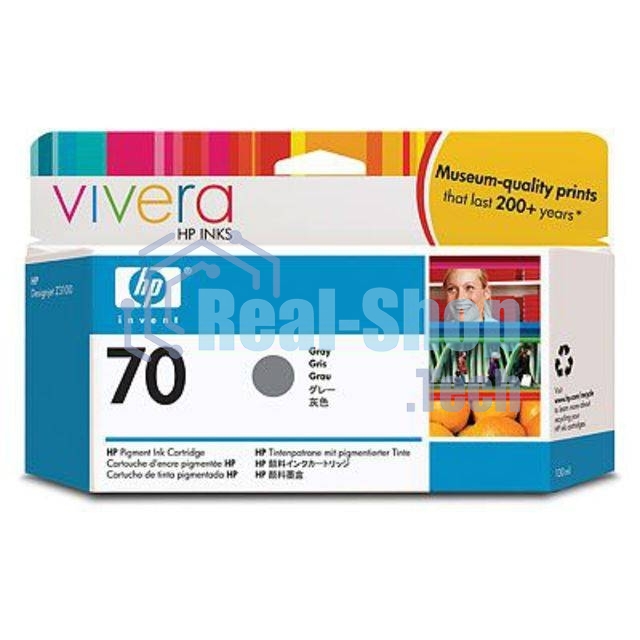 Картридж струйный HP №70 C9450A серый для HP DJ Z2100/Z3100 (130мл)