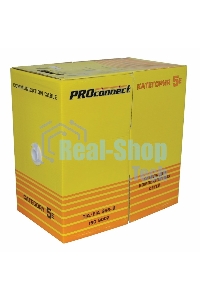 Кабель PROconnect (01-0048-3) Кабель UTP cat.5e 4 пары (305м) 0.4 мм CCA