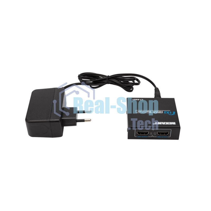 Делитель Rexant гнездо HDMI на 2 гнезда HDMI, металл