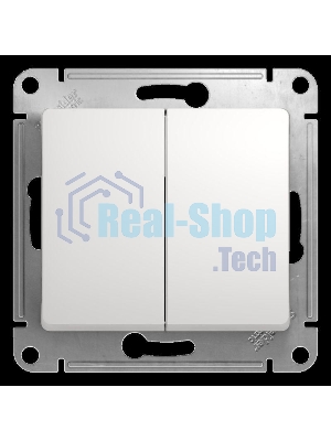 Механизм выключателя 2-кл. СП Glossa 10А IP20 10AX бел. SchE GSL000151