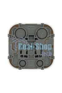 Розетка с заземлением с защитными шторками (Белая) Legrand 782220