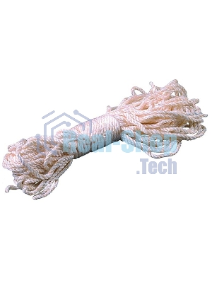 Веревка Зубр 50204 капроновая, d=4,0 мм, 20 м, 180 кгс, 6,5 ктекс