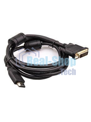 Кабель HDMI AM/DVI(24+1)M, 5м, CU, 1080P@60Hz, 2F, VCOM CG484GD-5M