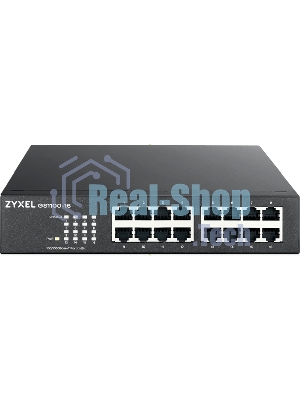 Коммутатор Zyxel GS1100-16-EU0103F 16G неуправляемый