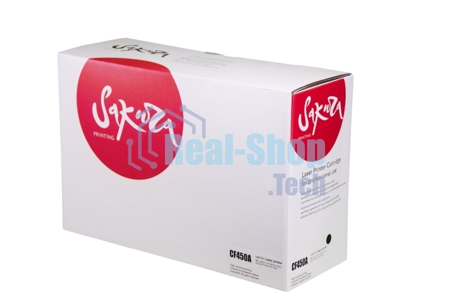 Картридж Sakura CF450A для HP, черный, 1500 к.