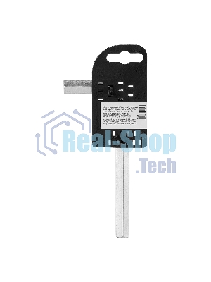 Ключ имбусовый Сибртех HEX, 12мм, 45x, закаленный, никель