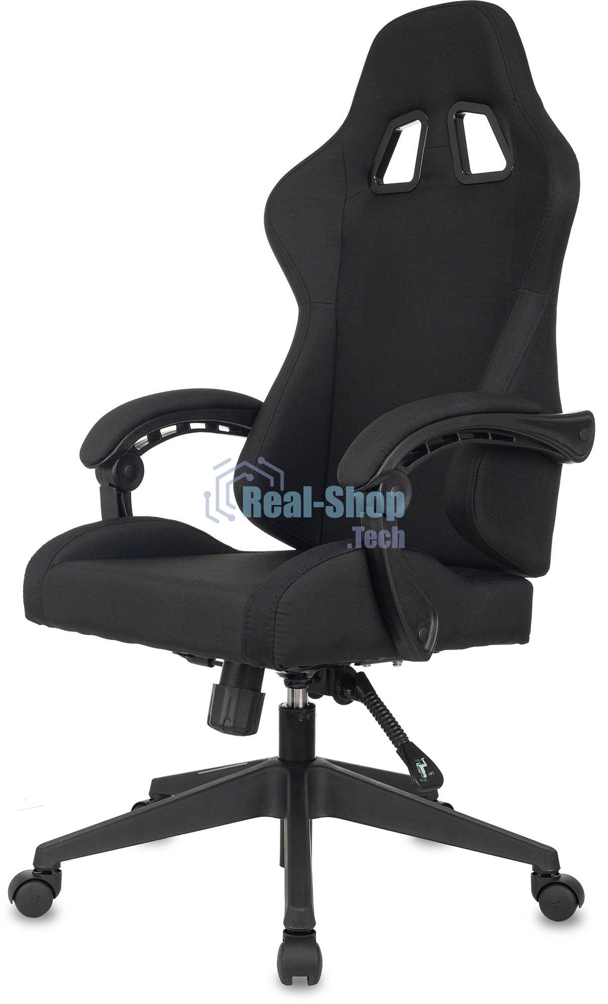 Кресло Бюрократ Zombie Predator Neo Black черный, экокожа, 120 кг, механизм качания