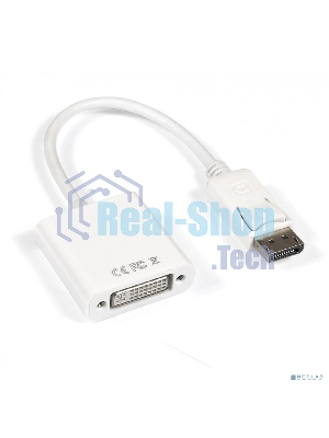 Кабель-переходник DisplayPort-DVI ExeGate EX284909RUS EX-DPM-DVIF-0.15 (20M/19F, 0,15м)