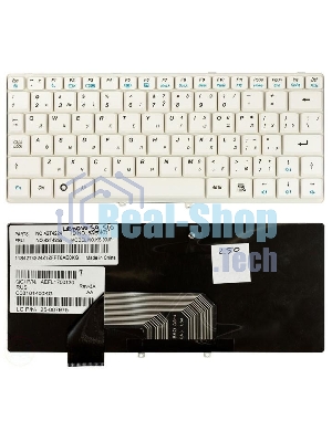 Клавиатура для ноутбука Lenovo IdeaPad S9 S10 белый