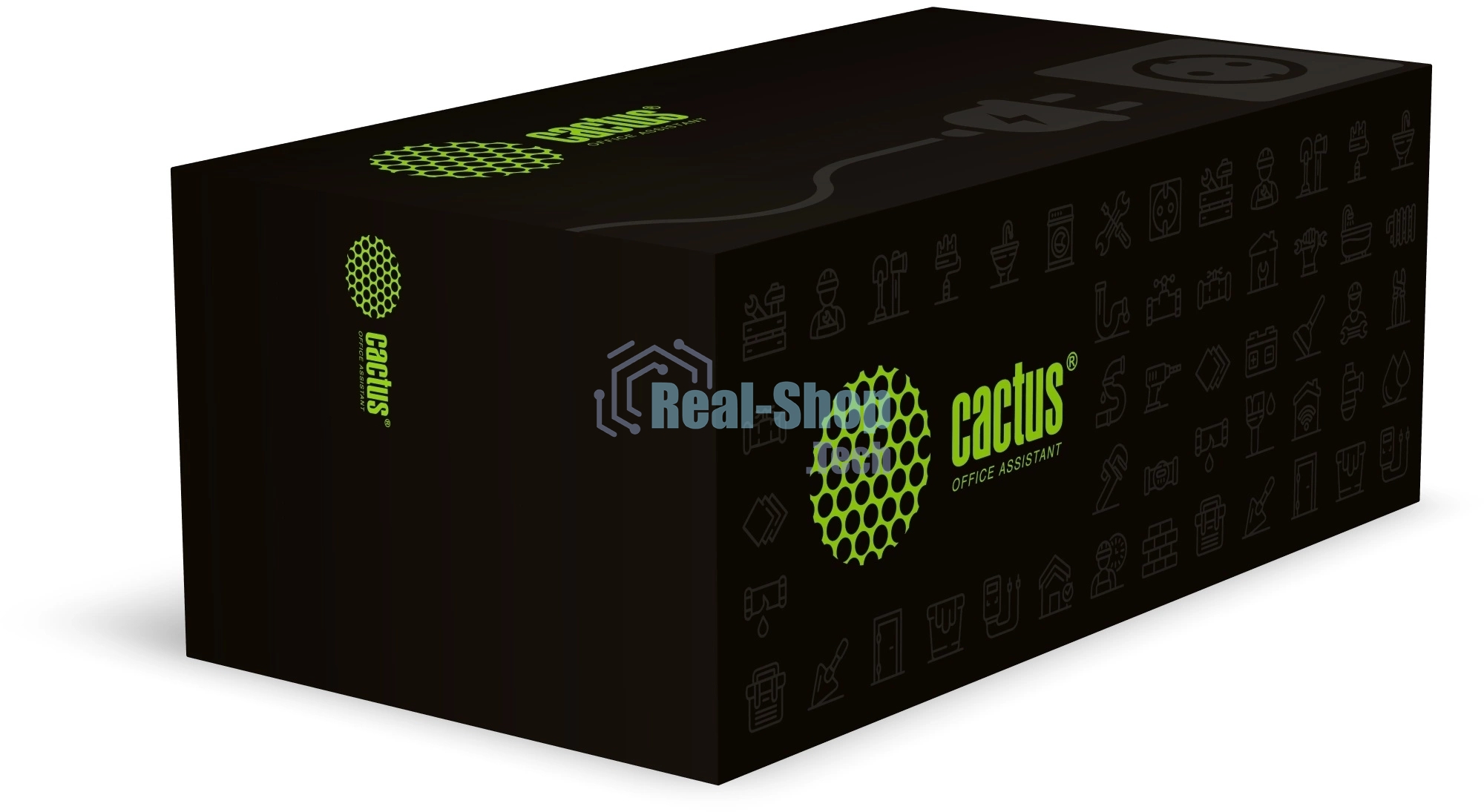 Розетка Cactus CS-SOCKET-EU3-GYBK для столешницы серый (уп.:1шт)