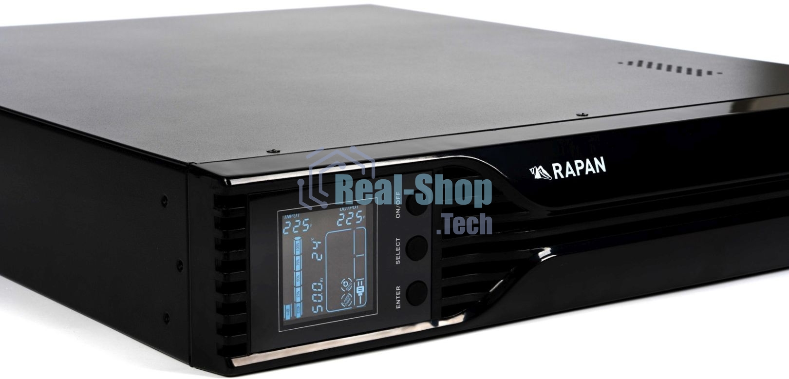 Источник бесперебойного питания ИБП Бастион RAPAN-UPS 3000 RACK+4x9Ah (2100 Вт, Line-interactive, встроенные АКБ 6 шт.x 9Ah) 8960