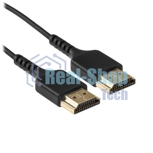 Кабель HDMI C-HM-HM-0.5M Wize,0.5 м, v.2.0, 19M/19M, позол.разъемы, экран, черный, пакет