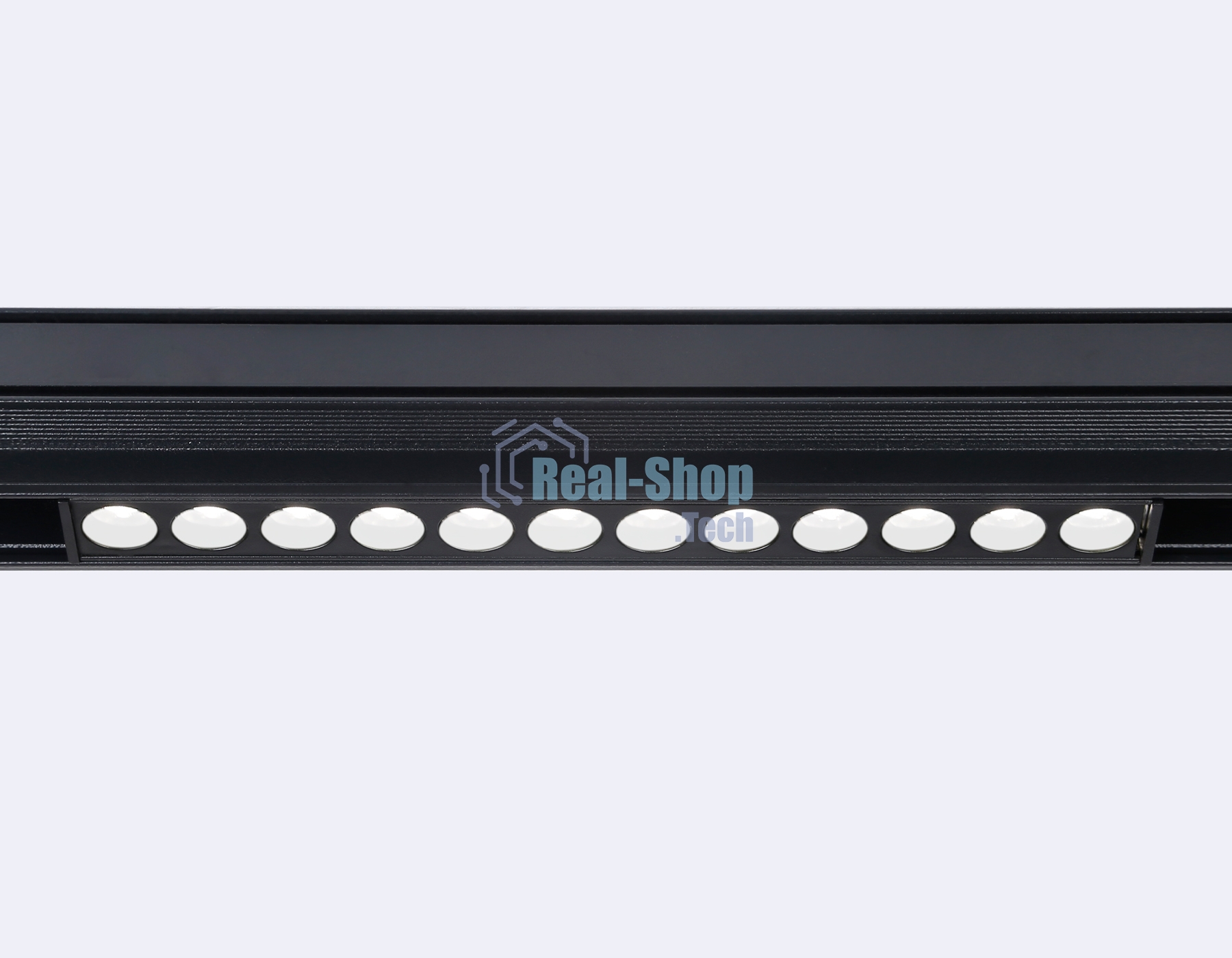 Светильник трековый светодиодный GL4024 BK черный IP20 12W 4200K 48V 24° 220*22*45