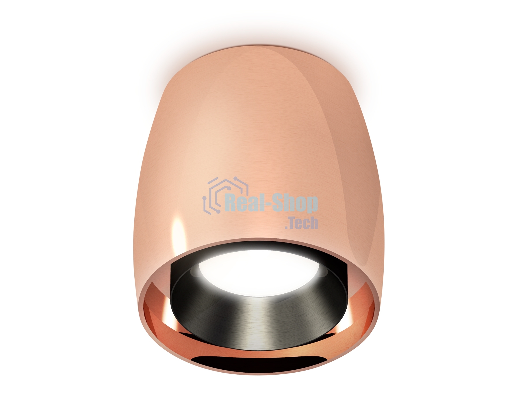 Светильник Ambrella Light XS1144001 PPG/PBK золото розовое полированное/черный полированный MR16 GU5.3 (C1144, N7031)