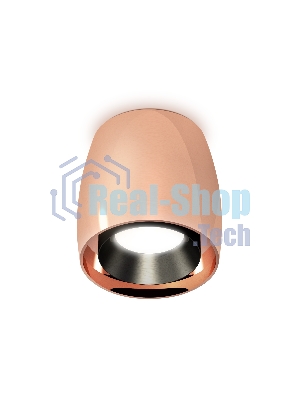 Светильник Ambrella Light XS1144001 PPG/PBK золото розовое полированное/черный полированный MR16 GU5.3 (C1144, N7031)