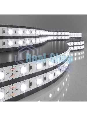 Лента светодиодная 5050 24V 60Led 14,4W IP20 / 60Led 14,4W IP20 4200K дневной белый