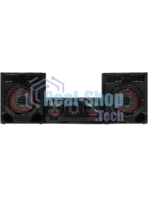 Мини-аудиосистема LG CJ44 черный 480Вт FM USB BT