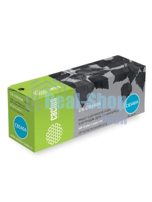 Картридж лазерный Cactus CS-CB540A черный (2200 стр.) для HP Color LaserJet CP1215/1515/CM1312