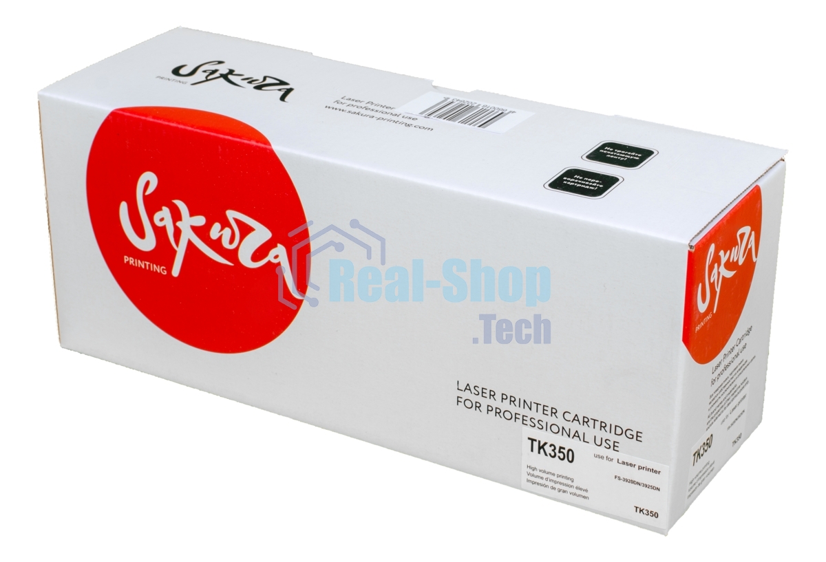 Картридж лазерный Sakura TK350/351/352/354 для Kyocera Mita FS-3920DN/3040MFP/3140MFP/3540MFP/3640MFP/3925DN, черный, 15000 к.