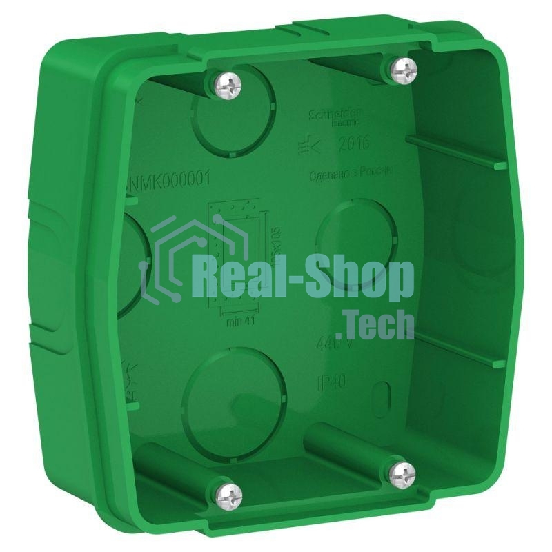 Коробка монтажная СП BLANCA для силовых розеток зел. SchE BLNMK000001