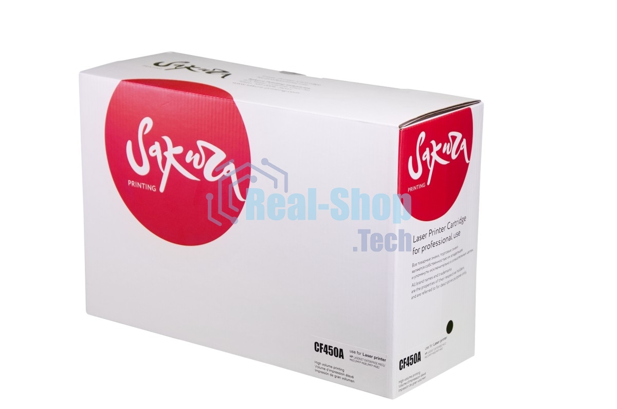 Картридж Sakura CF450A для HP, черный, 1500 к.