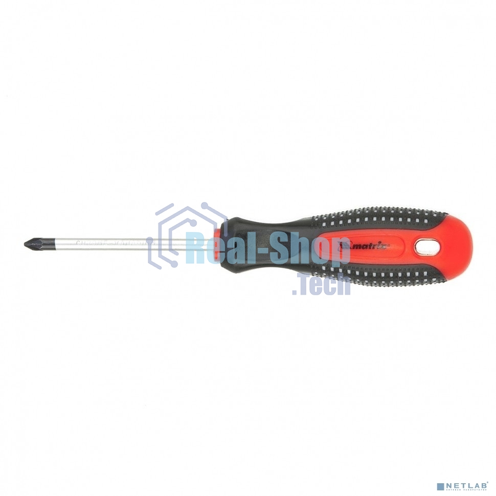Отвертка Matrix Fusion, PZ1 x 75 мм, CrV, 3-х компонентная рукоятка 