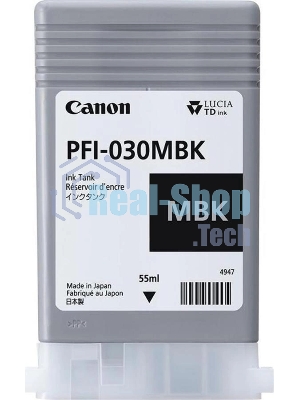 Картридж струйный Canon Pigment Ink PFI-030 Matte черный (TM240/TM340) 55ml