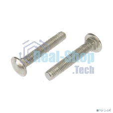 Болт мебельный Kranz DIN 603, 10х50, короб (25 шт./уп.)