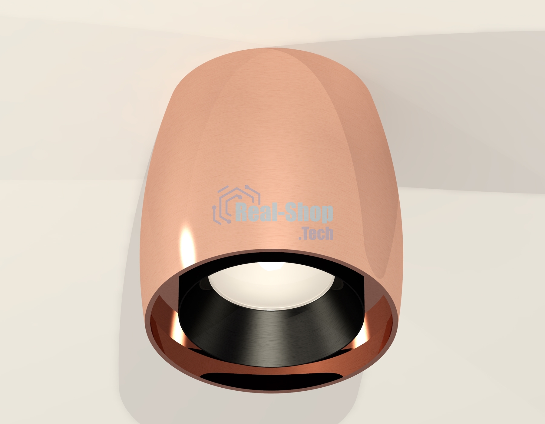 Светильник Ambrella Light XS1144001 PPG/PBK золото розовое полированное/черный полированный MR16 GU5.3 (C1144, N7031)