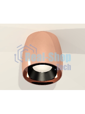 Светильник Ambrella Light XS1144001 PPG/PBK золото розовое полированное/черный полированный MR16 GU5.3 (C1144, N7031)