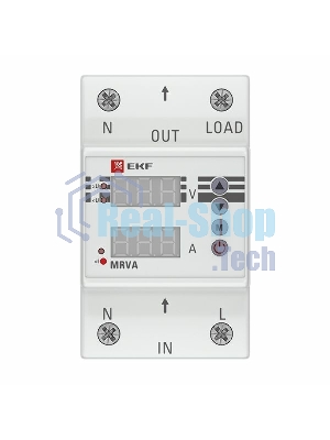 Реле напряжения и тока с дисплеем MRVA 63А PROxima EKF MRVA-63A