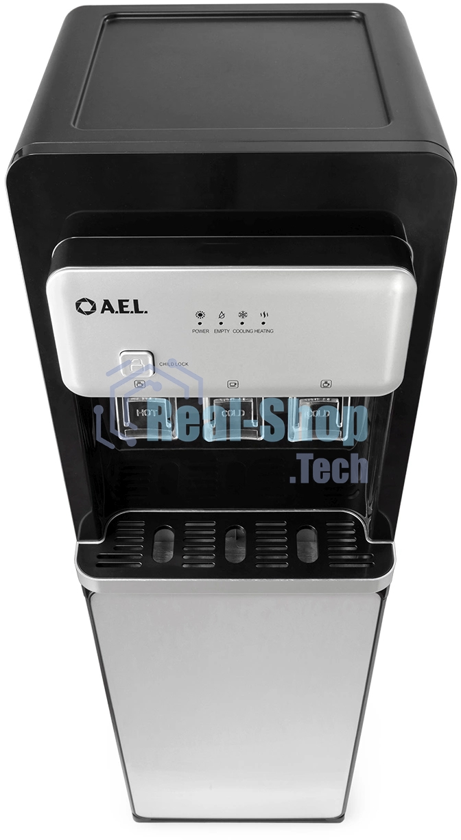 Кулер для воды AEL LD-AEL-806a, нижняя загрузка, нагрев 95 °С, охлаждение 10 °С, черный