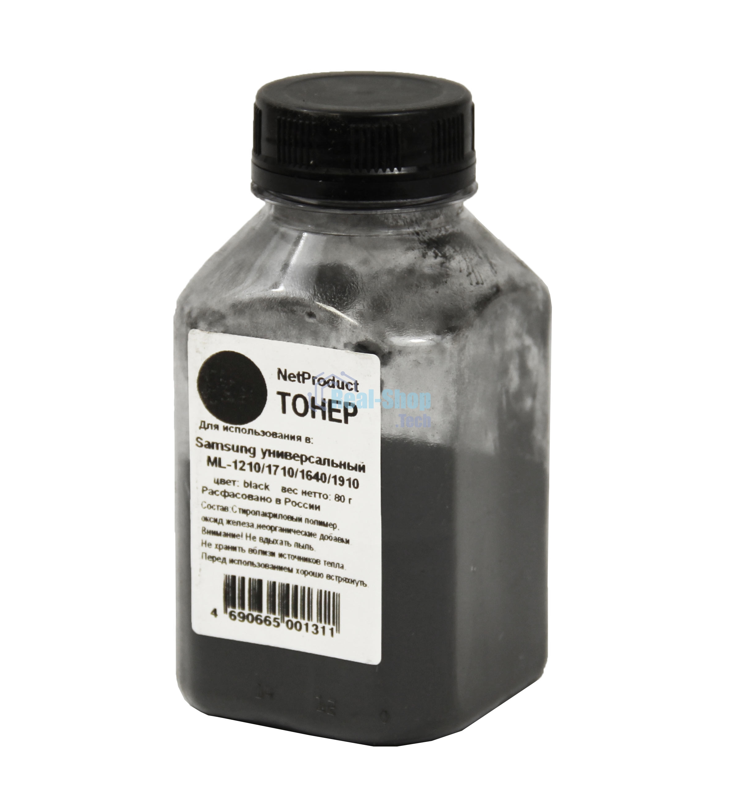 Тонер NetProduct для Samsung универсальный ML-1210/1710/1640/1910 80 г, банка