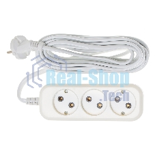 Сетевой удлинитель Buro BU-PSL3.5/W 5 м (3 розетки) белый (пакет ПЭ)