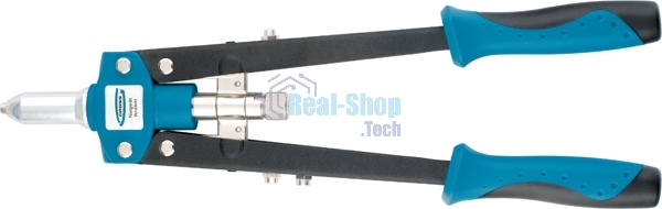 Заклепочник Gross 40407 двуручный 420 мм двухкомпонентные рукоятки для заклепок 2.4-3.2-4.0-4.8