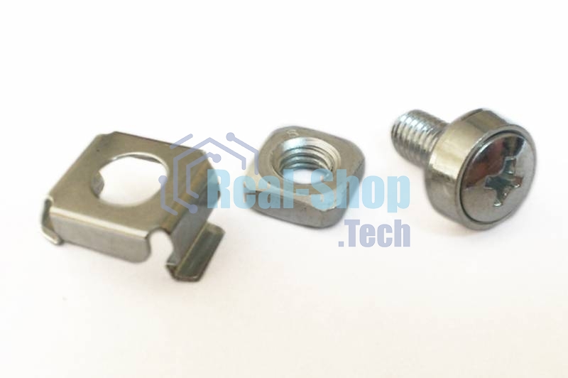 Комплект монтажный ЦМО № 2 (винт, шайба, гайка с защелкой), упаковка 50 шт. (КМ-2-50) (50 шт)