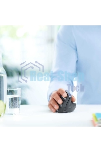 Мышь беспроводная/проводная Logitech MX Vertical графитовый, 4000 dpi, радиоканал, Bluetooth, USB, кнопки - 6