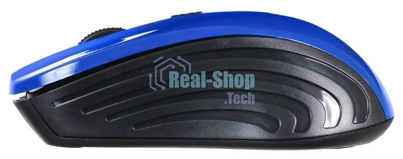 Мышь беспроводная Oklick 545MW черный/синий, 1600 dpi, радиоканал, USB, кнопки - 4