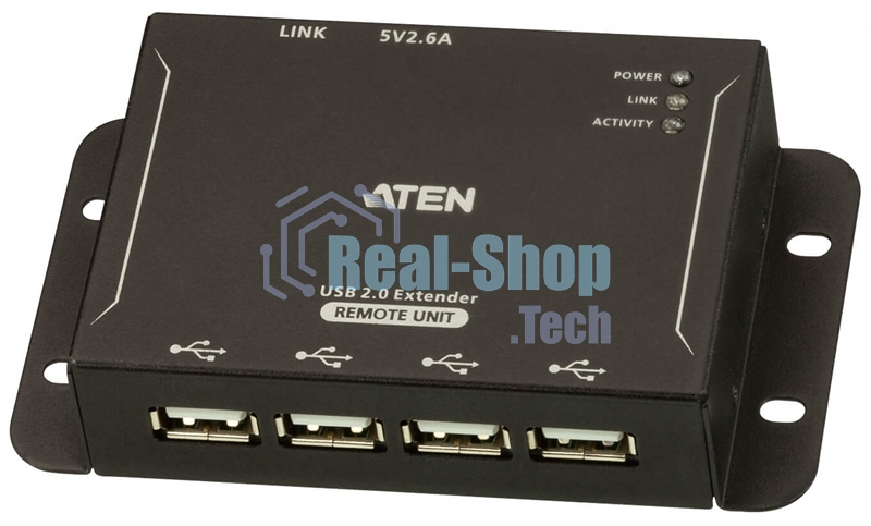 Удлинитель по кабелю ATEN 4-Port USB 2.0 CAT 5 Extender (up to 50m)