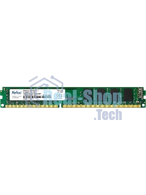 Оперативная память NETAC Basic, DDR3, 8GB (1x8GB), 1600MHz, CL11, DIMM