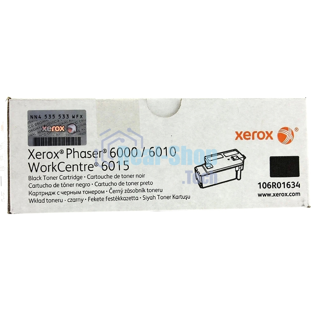 Картридж лазерный Xerox 106R01634 черный для Xerox Ph 6000/6010N/WC 6015 (2000 стр.)(Channels)