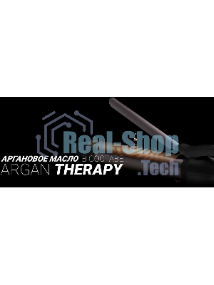 Щипцы для завивки волос Polaris PHS 3410TAi Argan Therapy PRO черный, 34 мм, 220 °C, 6 режимов