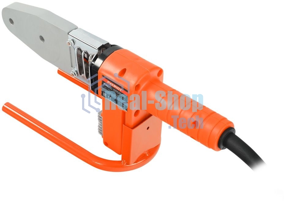 Аппарат для сварки пластиковых труб PATRIOT PW 800, 3 насадки, электронная регулировка, ЖК дисплей, 800W, кейс металл.