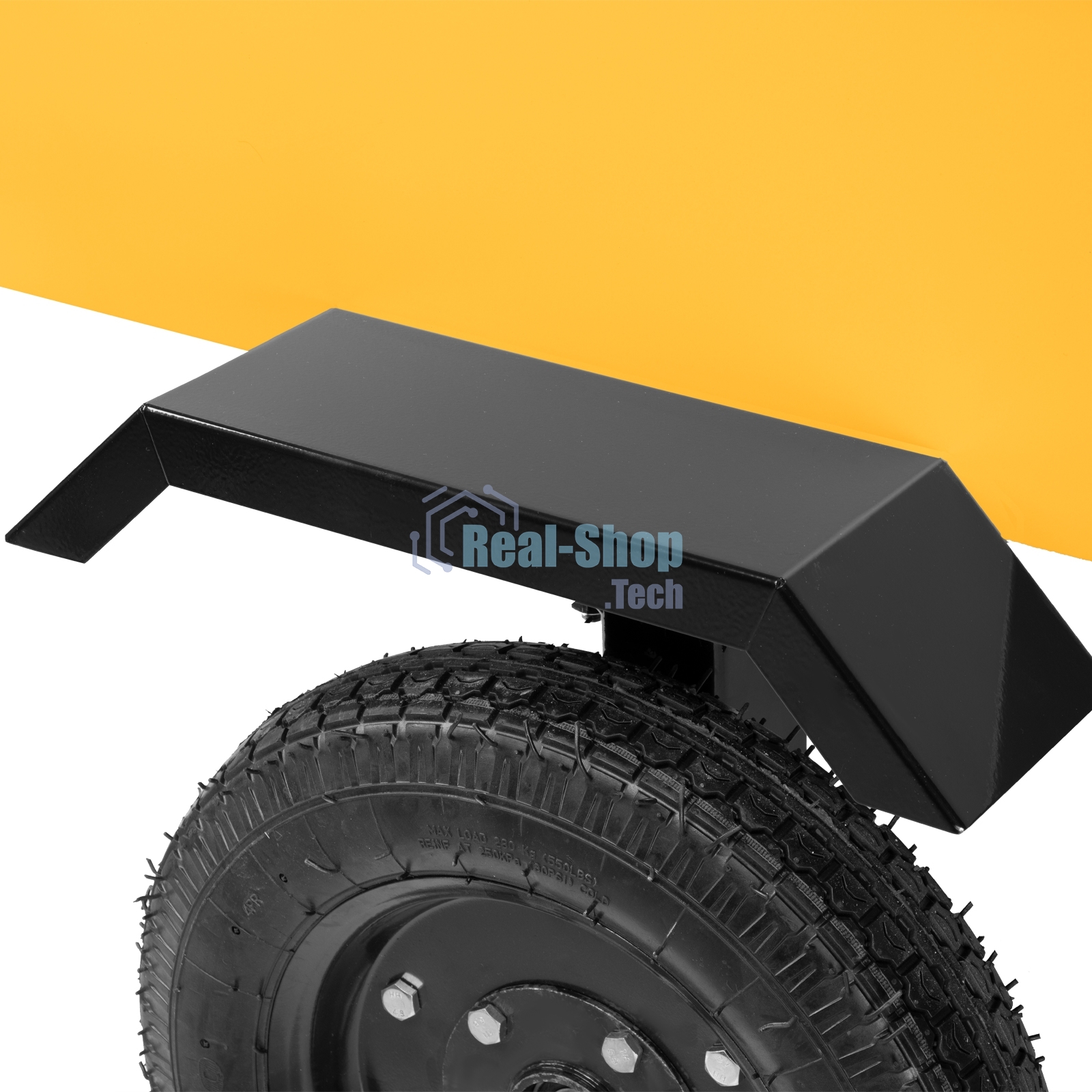 Прицеп для мотоблока Denzel TT-500, оцинк., груз. 500 кг, рег. сцепка, колеса 4.00-10, в упаковке